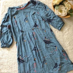 Boden Blue Bird Dress